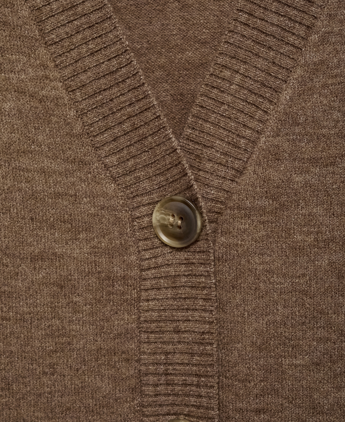 Mango Women's Pockets V-Neck Cardigan