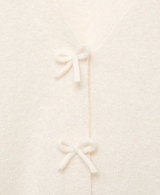 Women's V-Neck Wool-Blend Cardigan