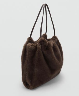 Women's Fur Effect Shoulder Bag