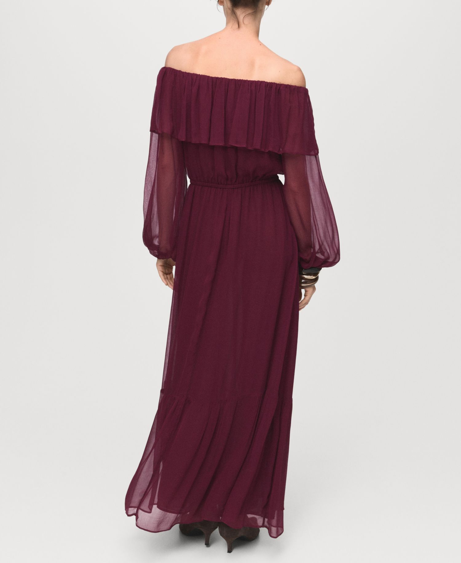 Women's Ruffles Strapless Dress