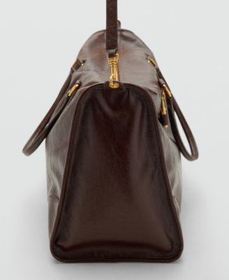 Women's Maxi Shiny Straps Handbag