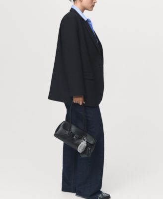 Women's Flap Pockets Straight Blazer