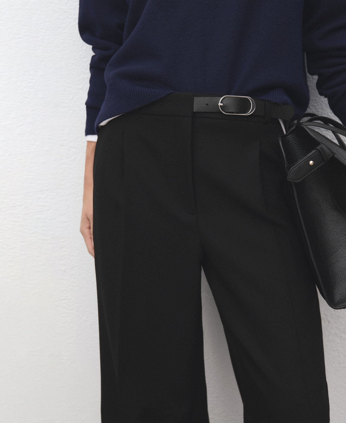 Mango Women's Combined Belt Pants