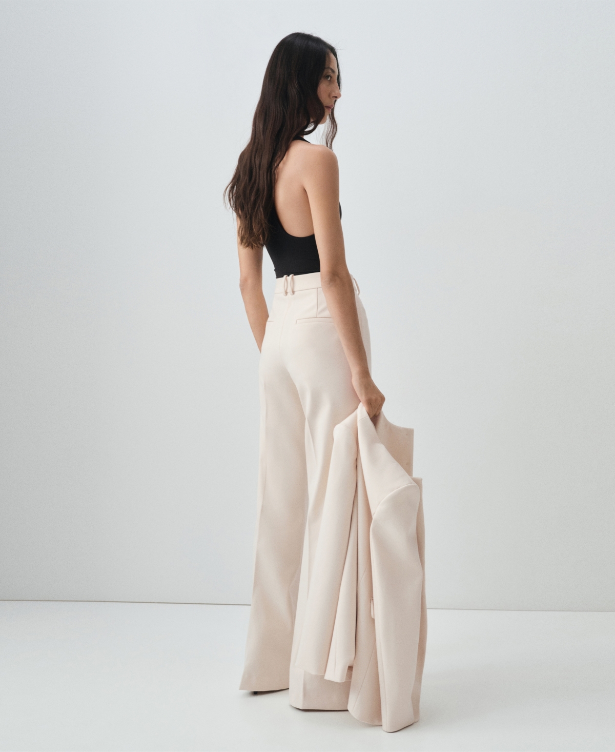 Mango Women's Flared Suit Pants