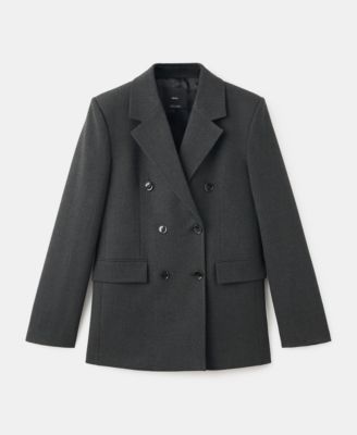 Women's Double-Breasted Suit Blazer