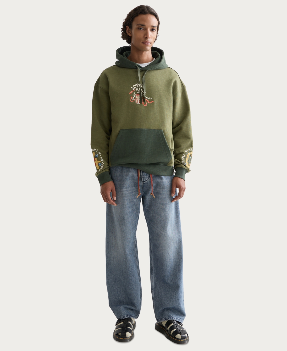 Scotch & Soda Men's 40th Anniversary Embroidered Hoodie