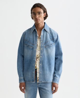 Men's Washed Denim Shirt