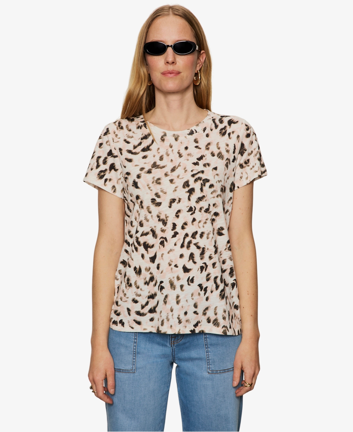 Sanctuary Women's Perfect Pull On T-shirt In Animal Print