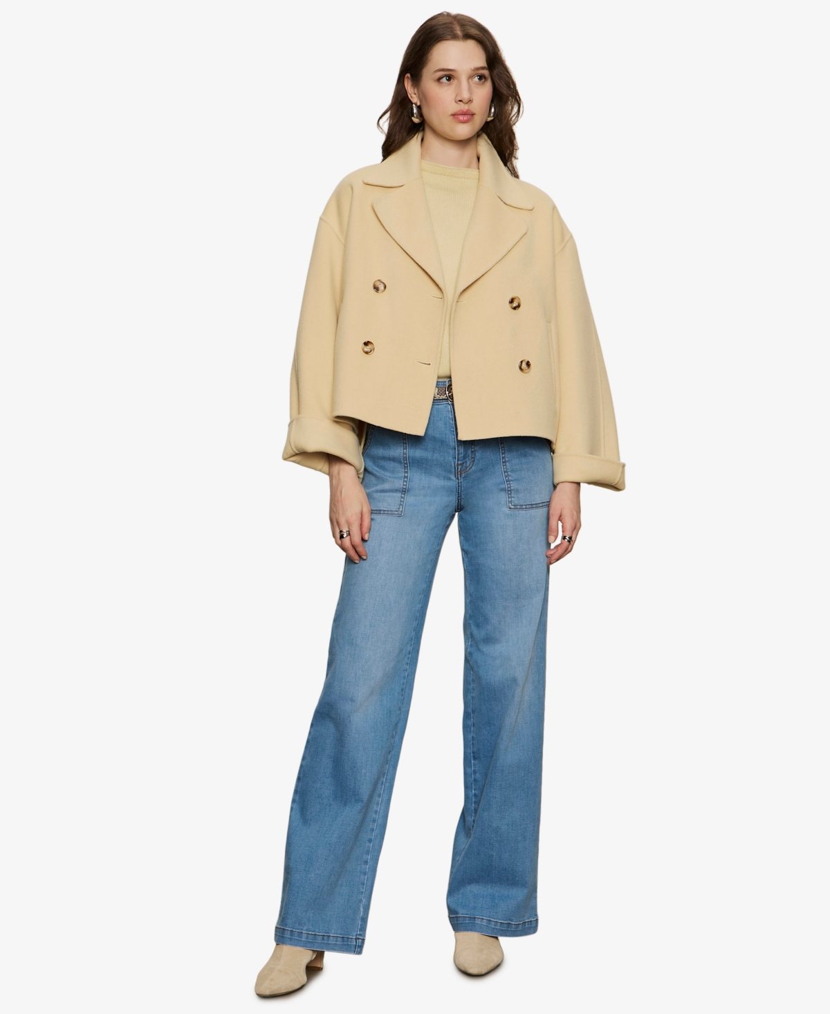 Sanctuary Women's Easy Layering Shell Short-sleeve Sweater In Yellow