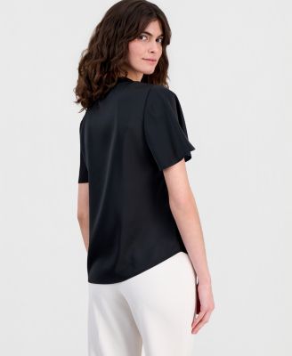Women's V-Neck Short-Sleeve Top