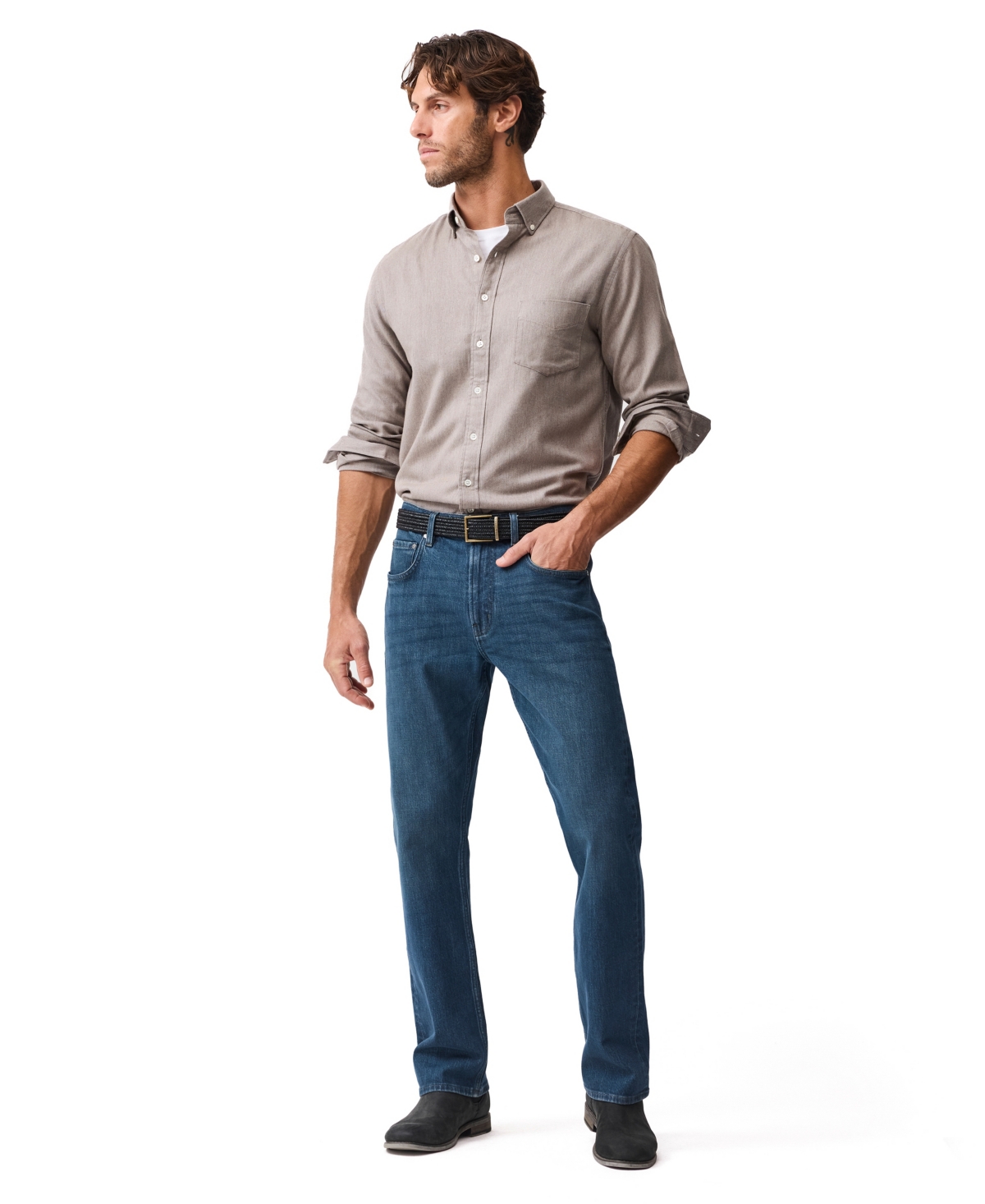 Rodd & Gunn Barrhill Sports Fit Shirt In Gray