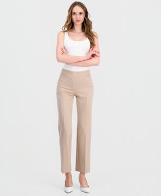 Women's Mid-Rise Pull-On Slash-Pocket Pants