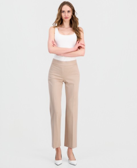 Женские брюки Anne Klein Women's Compression Mid-Rise Pull-On Slash-Pocket Pants