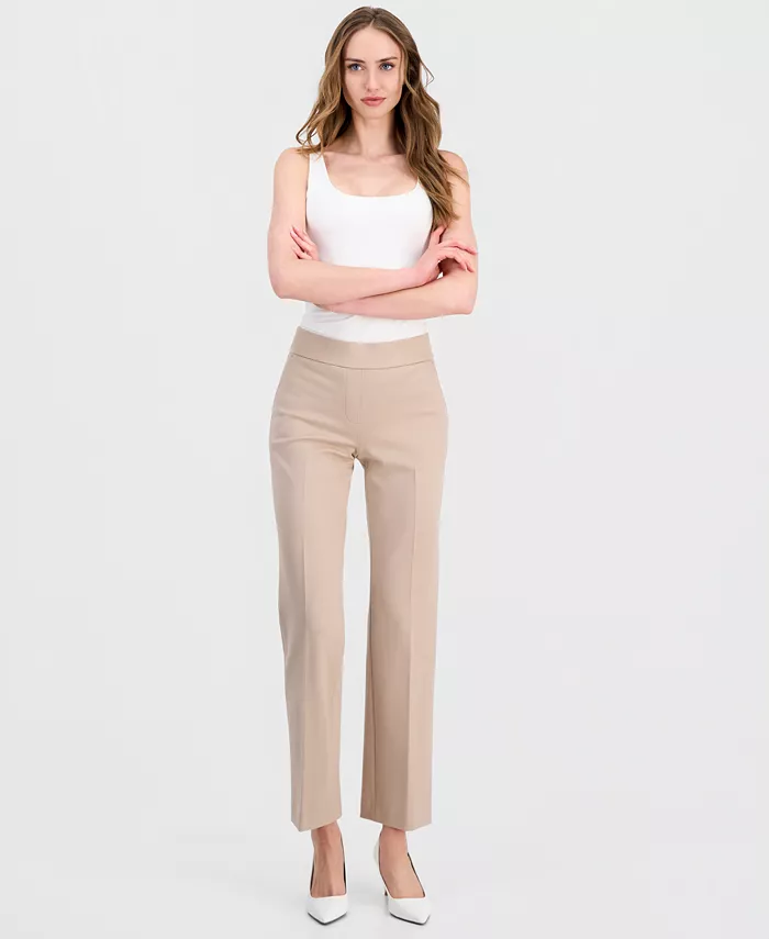 Women's Compression Mid-Rise Pull-On Slash-Pocket Pants - thumbnail 8