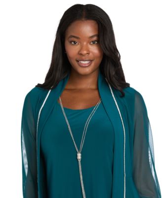 Women's Layered-Look Top & Pants