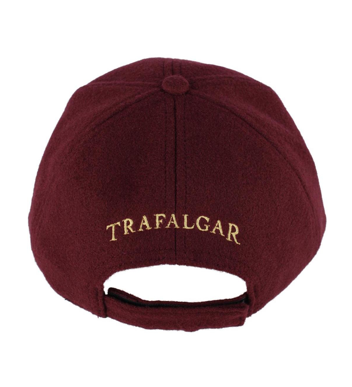 Trafalgar Men's 's Solid Wool Touch Baseball Cap