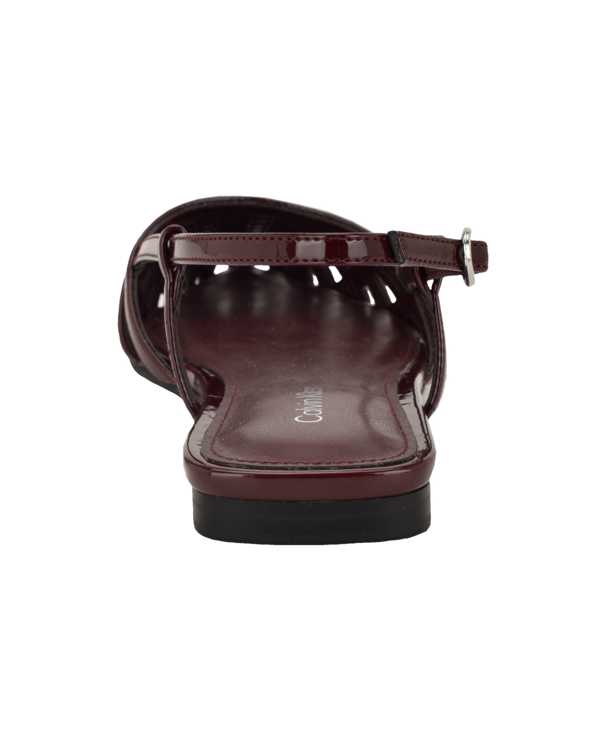 Calvin Klein Glessia Slingback Flat In Red