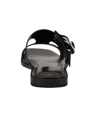 Women's Meritt Leather Flat Slip-On Sandals