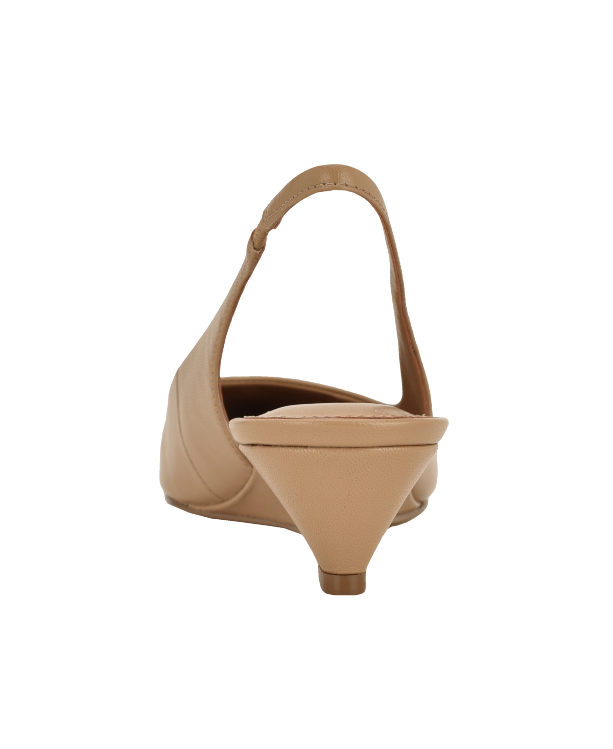 Calvin Klein Mavalyn Slingback Pointed Toe Wedge Pump In Neutral