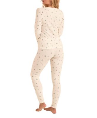 Women's Kathy Waffle Pajama Set