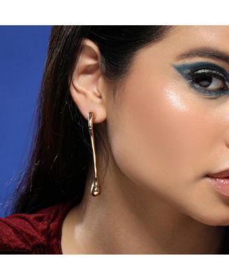 Women's The Back-Drip Drop Earrings - California Gold