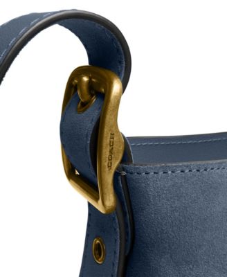 Bleecker Small Suede Bucket Bag 21