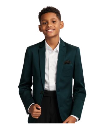 Boys' 8-20 Stretch Mini Texture Sport Coat