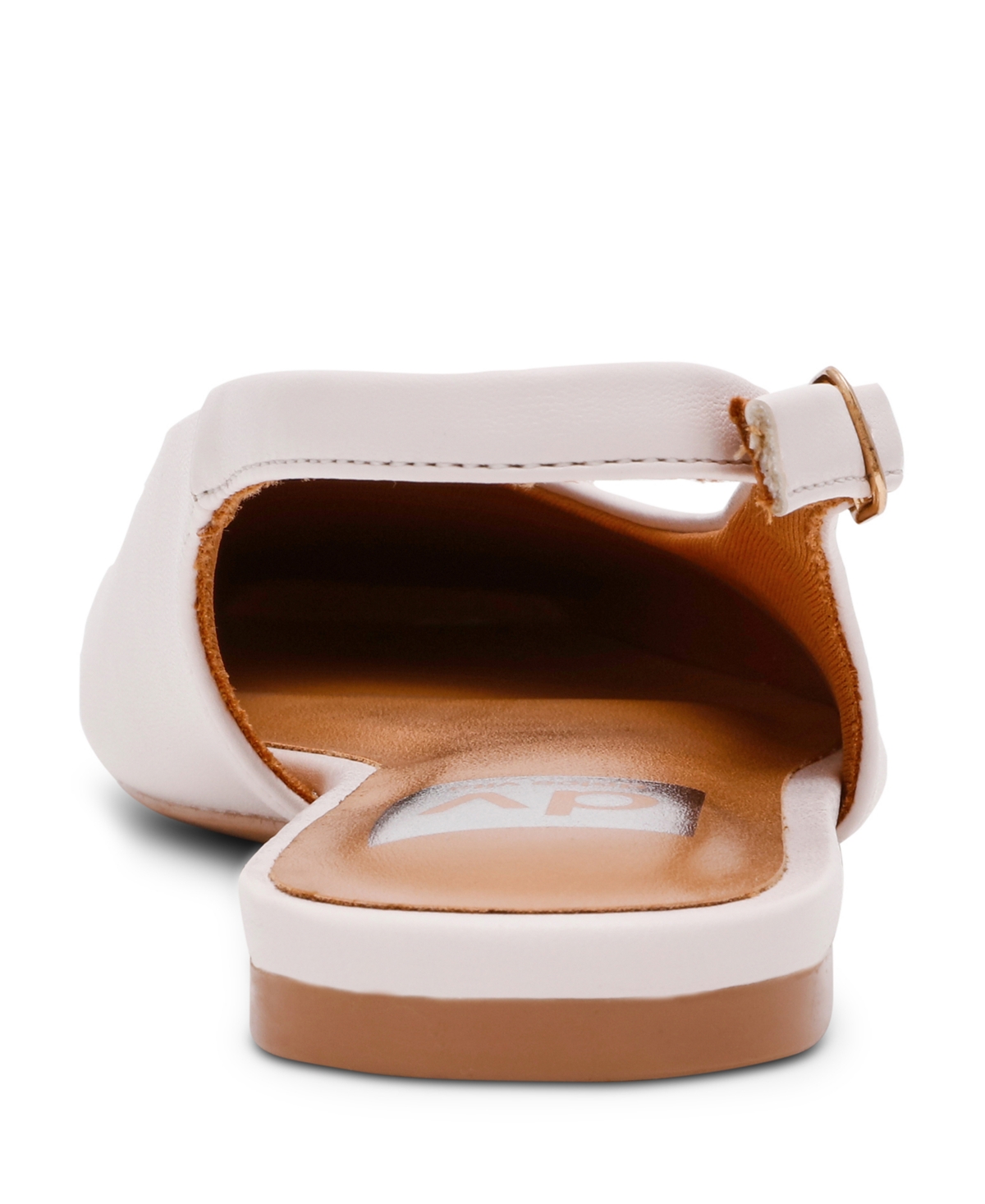 Dv Dolce Vita Women's Square-toe Slingback Flats In White
