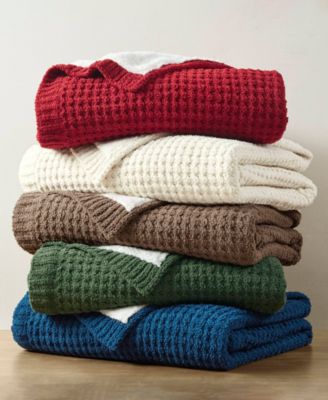 Rowan Waffle Knit Chenille Throw, 50" x 60"