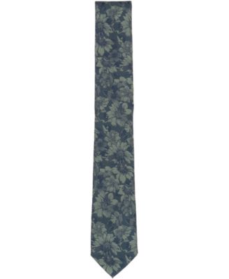 Men's Amber Skinny Floral Tie, Created for Macy's 