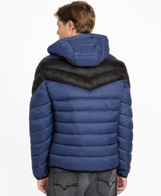 Men's Color-Block Puffer Jacket