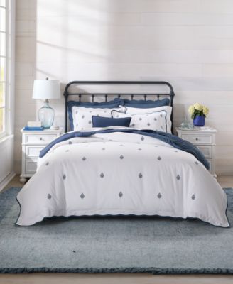 Irving Embroidery 3-Pc. Comforter Set, Full/Queen, Macy's Exclusive