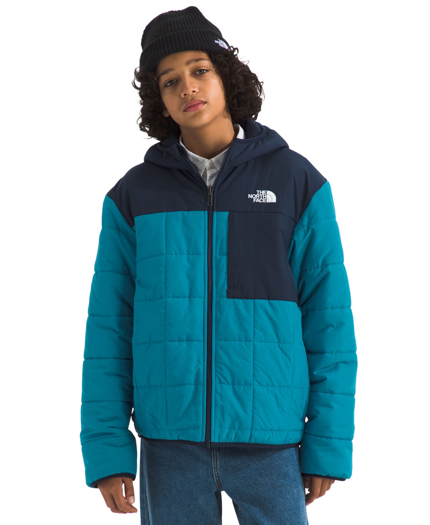 Boys' 6-20 Reversible Shasta Full-Zip Hooded Jacket