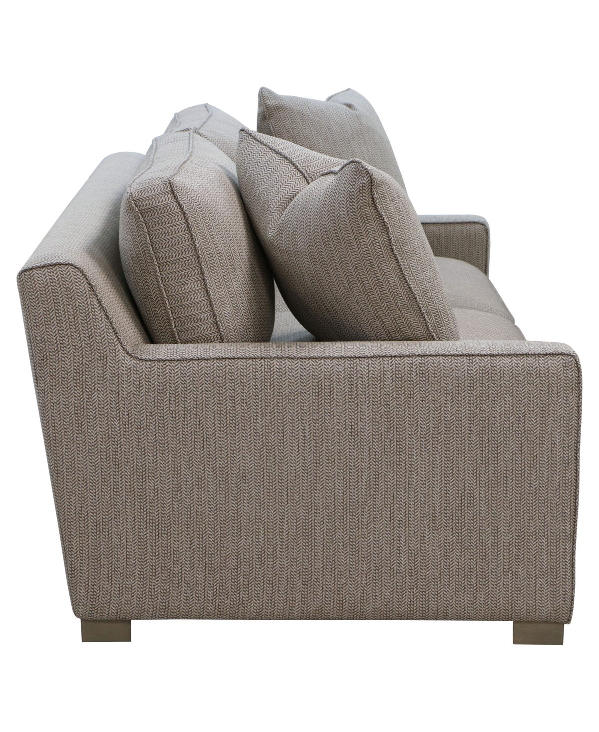 Macy's Stacia 82" Fabric Dynamic Suspension System Sofa In Brown