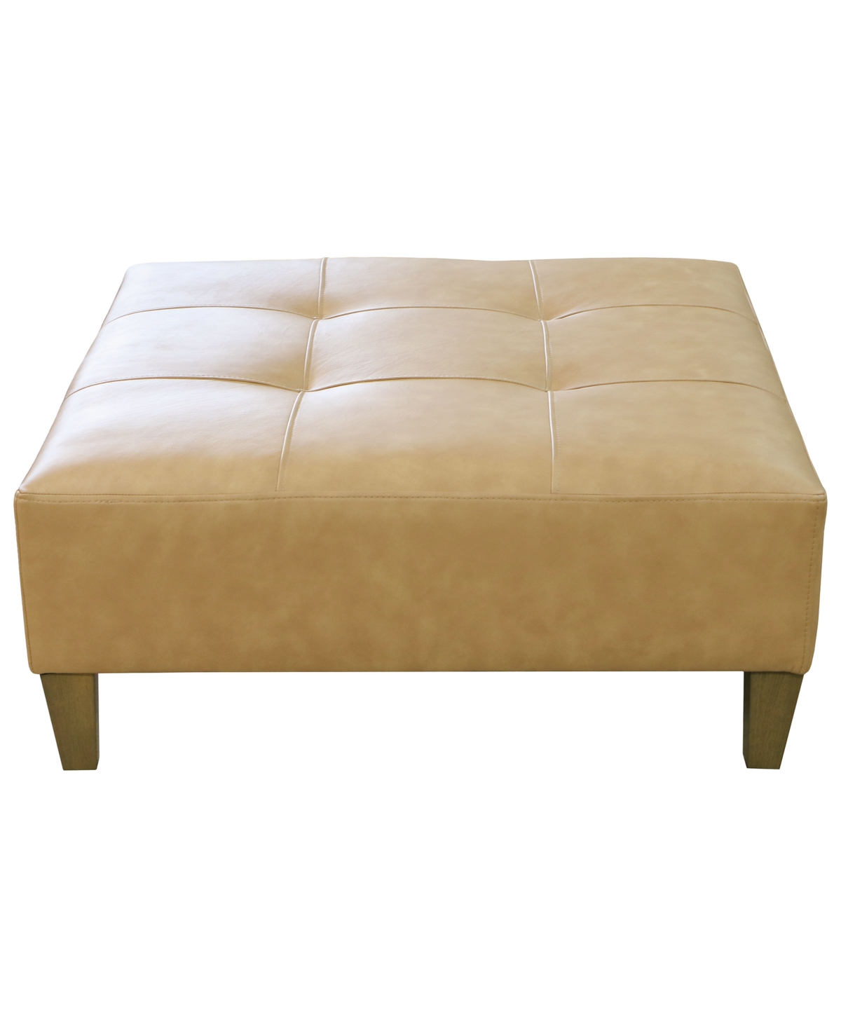 Stacia 38" Leather Ottoman Bench