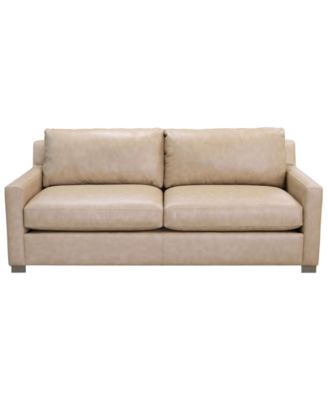 Furniture - Stacia 82" Leather Sofa