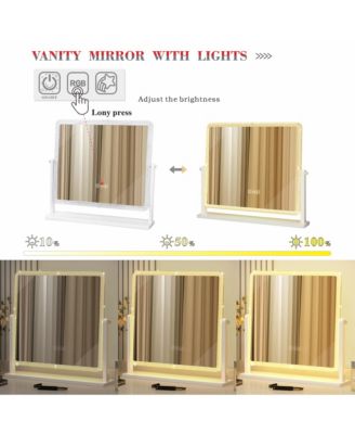 18x21" Vanity Mirror with RGB Lights & Touch Controls