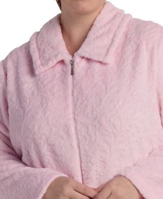 Women's Long-Sleeve Solid Robe