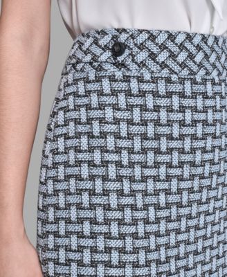 Women's Weave Print Mini Skirt