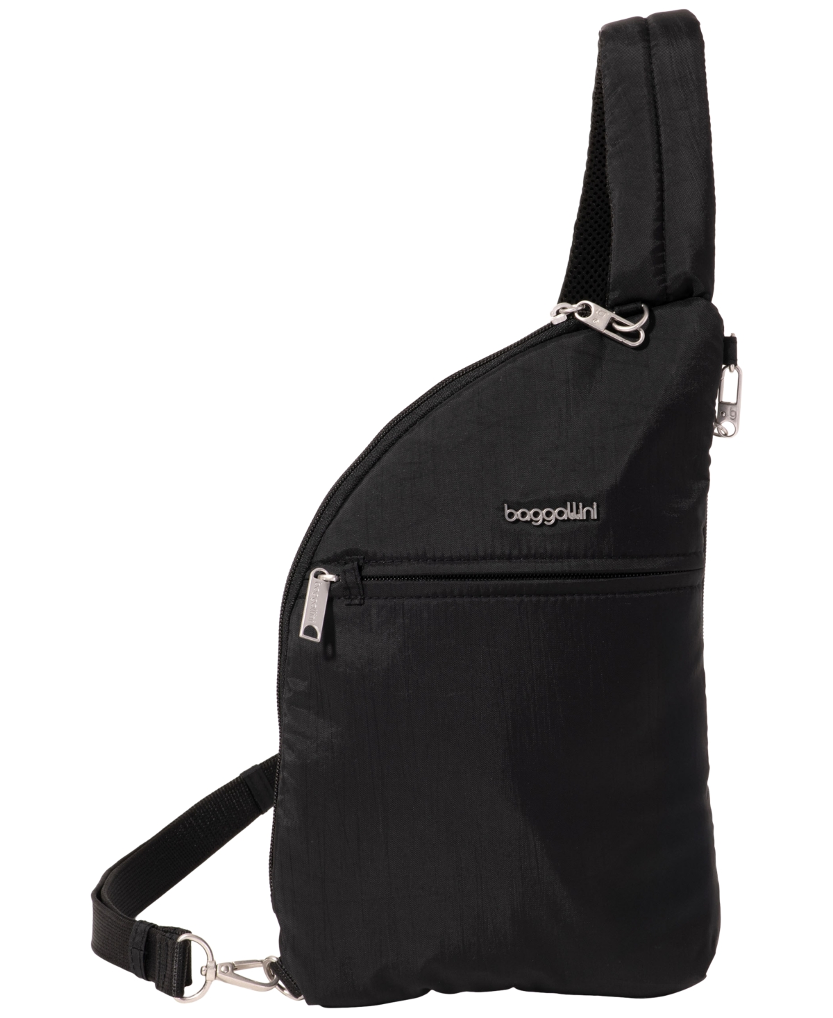 Baggallini Securtex Anti-theft Half Moon Sling In Black