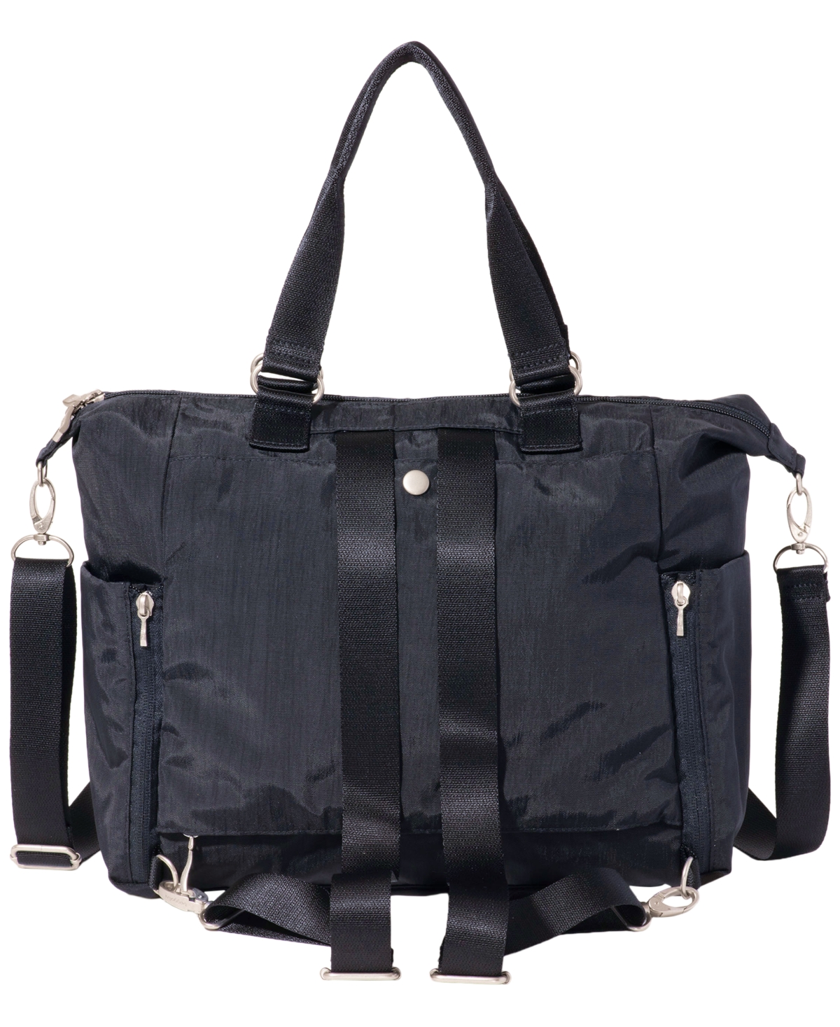 Baggallini Small Size Trifecta Convertible Backpack In Black