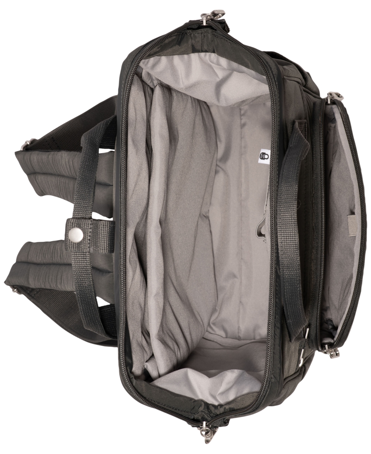 Baggallini Securtex Anti-theft Windsor Backpack In Gray