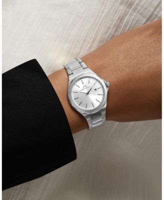 Victoria Stainless Steel Silver Tone Women's Watch 1241AVIS