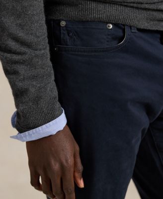 Men's Slim Straight Stretch Sateen Five-Pocket Pants
