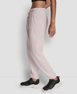 Women's Varsity Embroidered Logo Relaxed Pockets Pull-On Joggers
