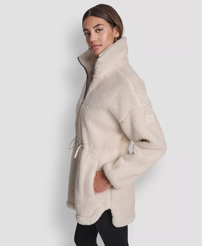 Women's Sherpa Mock Neck Jacket - thumbnail 4