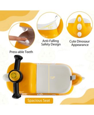 GIVIMO Giant Soccer-Themed Inflatable Water Slide with 735W Blower