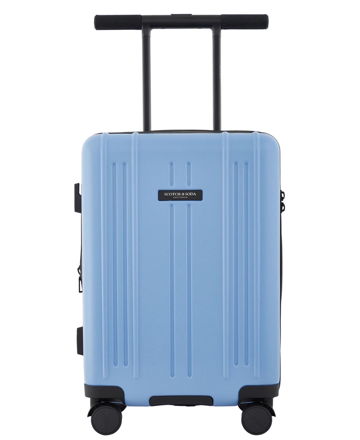 Scotch & Soda Eindhoven 3-pc. Wing-on Rolling Hardside Luggage Set In Blue