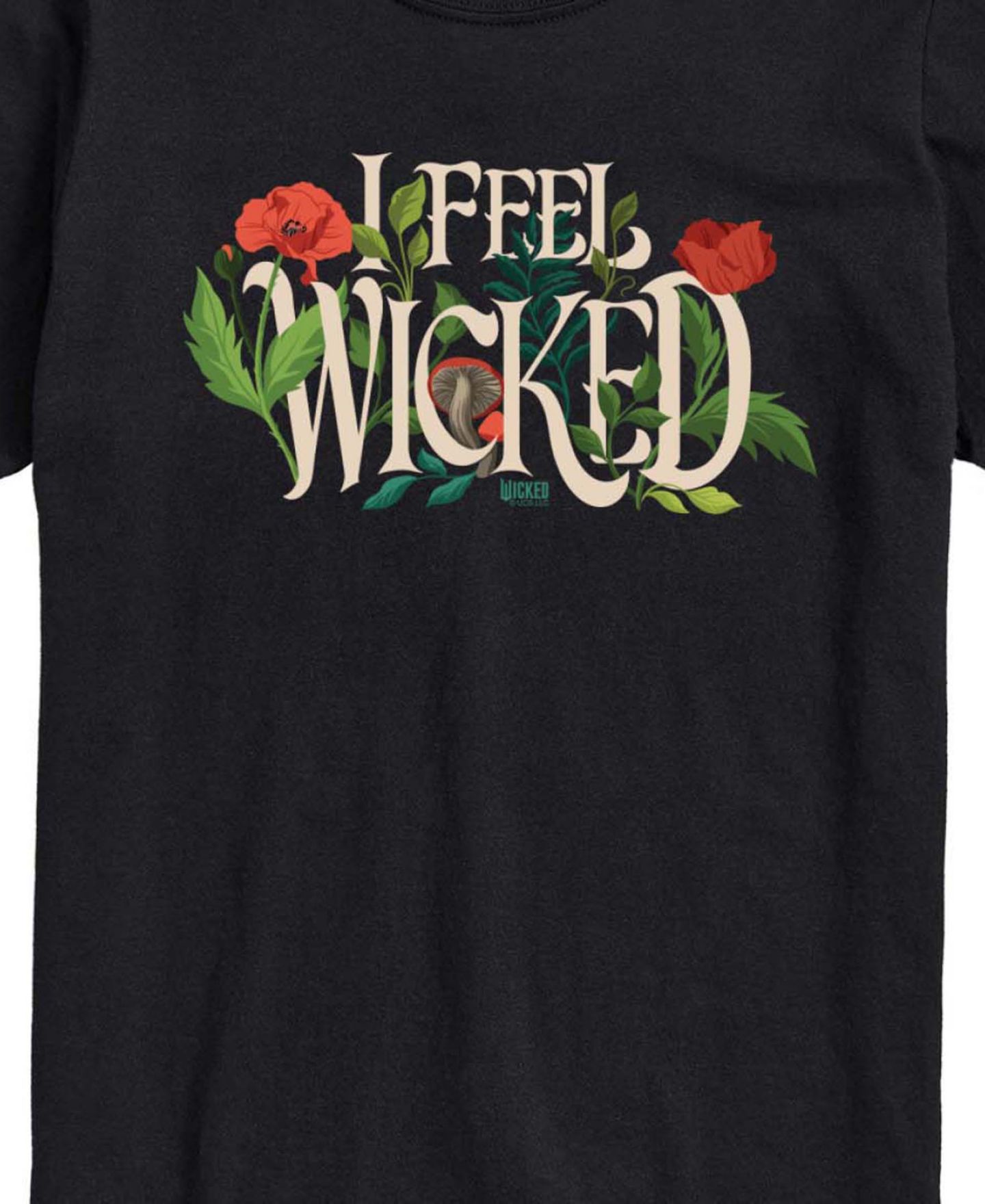 Мужская футболка AIRWAVES Wicked Part 2 I Feel Wicked Graphic Print Short-Sleeve, цвет: Чёрный — фото 3
