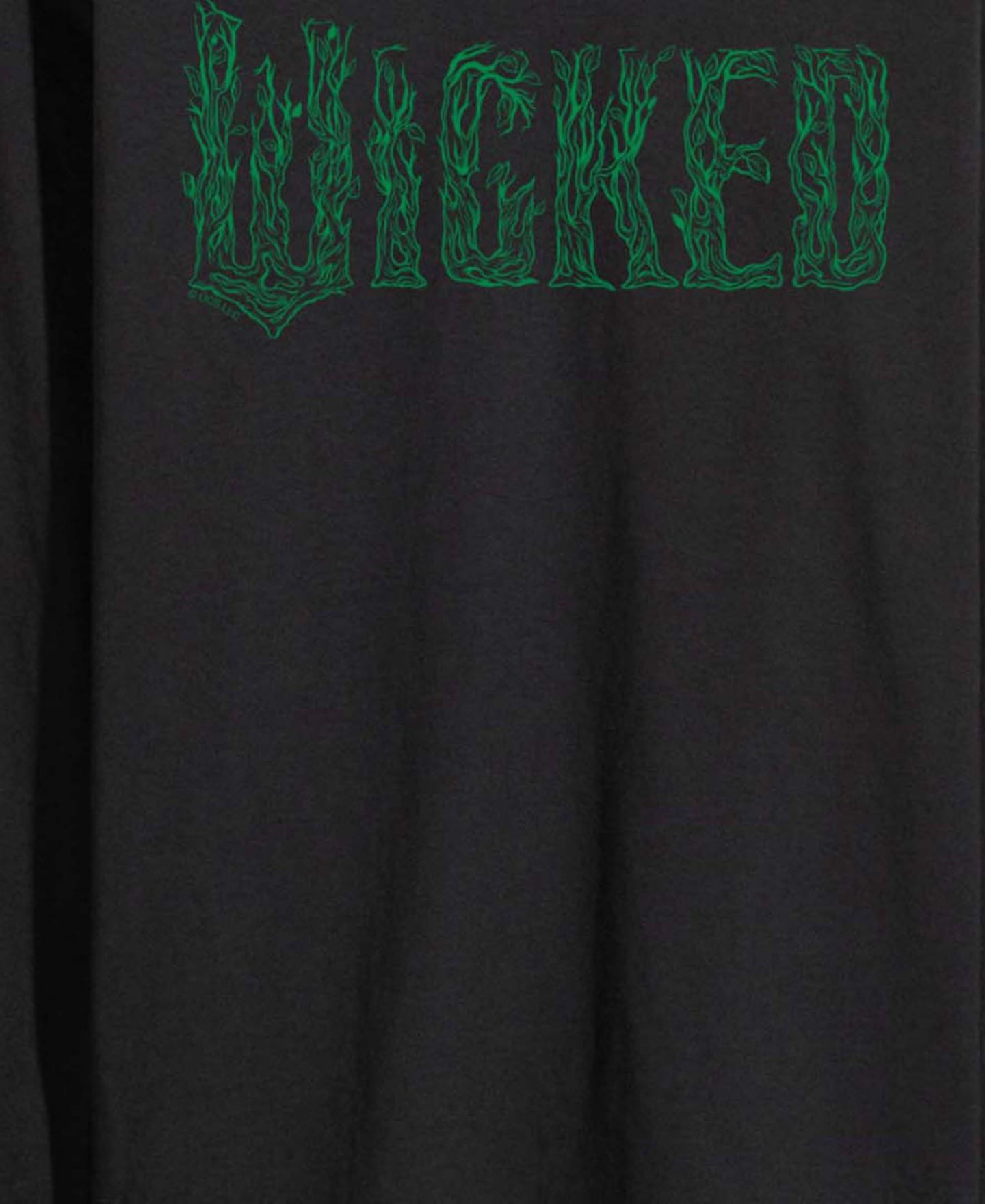 Мужская футболка AIRWAVES Wicked Part 2 Twisted Tree Branch Logo Graphic Printed Long-Sleeve, цвет: Чёрный — фото 3